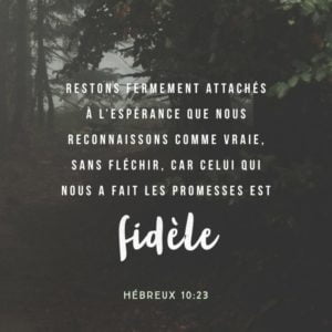 Hebreux 10-23